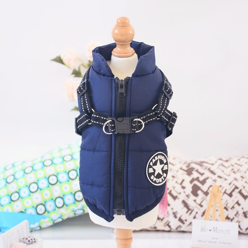 Waterproof Dog Coat with Harness — 7 Colors, Sizes XS–4XL - Che Cose Belle