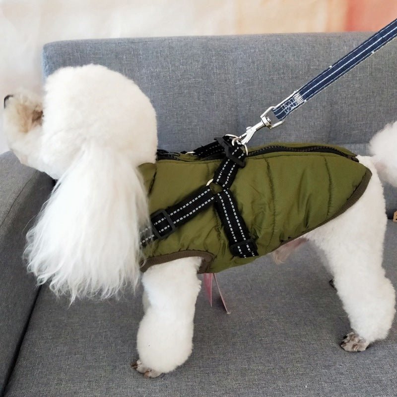 Waterproof Dog Coat with Harness — 7 Colors, Sizes XS–4XL - Che Cose Belle