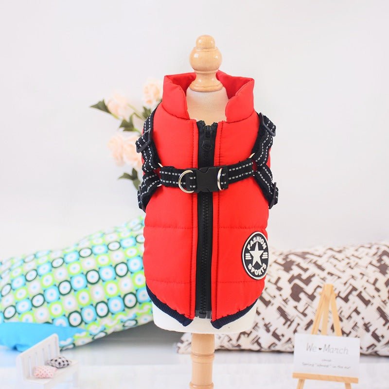 Waterproof Dog Coat with Harness — 7 Colors, Sizes XS–4XL - Che Cose Belle