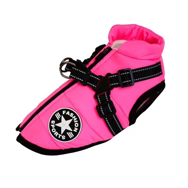 Waterproof Dog Coat with Harness — 7 Colors, Sizes XS–4XL - Che Cose Belle