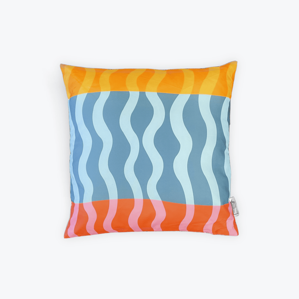 Waves 17.7" Square double - sided Pillow - Che Cose Belle