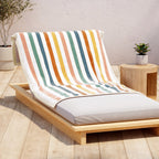 Oversized Striped Border Cabana Beach Towel - Santa Cruz