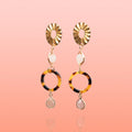 Catalina Jade + Sunstone Dangles