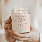 Wedding Day Soy Candle - Clear Jar - 9 oz (Spa Day) - Che Cose Belle