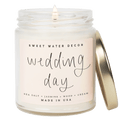 Wedding Day Soy Candle - Clear Jar - 9 oz (Spa Day) - Che Cose Belle