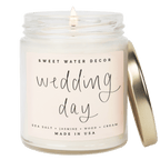 Wedding Day Soy Candle - Clear Jar - 9 oz (Spa Day) - Che Cose Belle