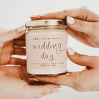 Wedding Day Soy Candle - Clear Jar - 9 oz (Spa Day) - Che Cose Belle