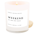 Weekend Soy Candle - White Jar - 11 oz - Che Cose Belle