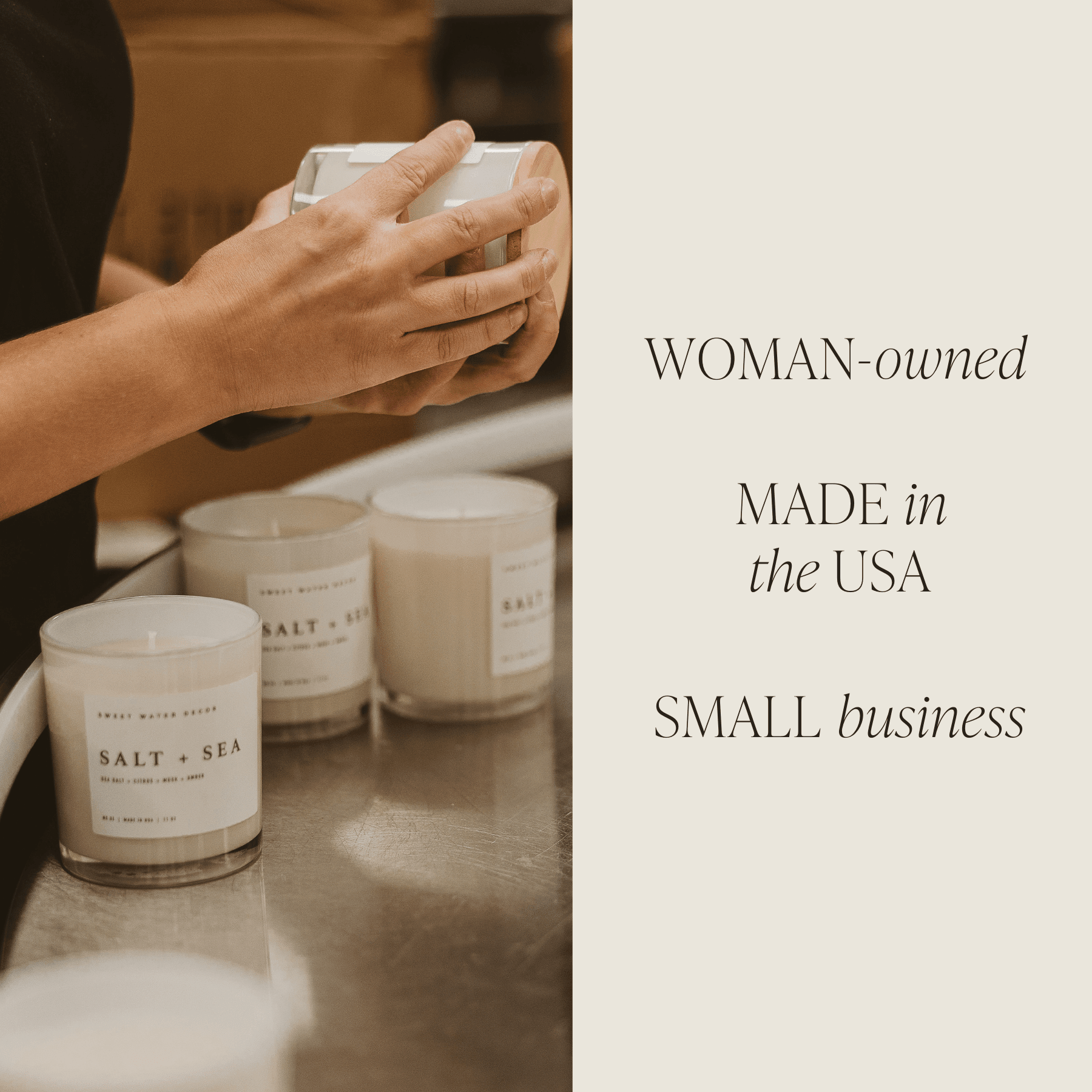 Weekend Soy Candle - White Jar - 11 oz - Che Cose Belle