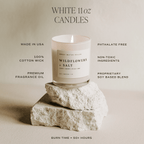 Weekend Soy Candle - White Jar - 11 oz - Che Cose Belle