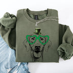 Weimaraner, Adorable Dog, St Patrick's Day, Lucky, Irish Sweatshirt - Che Cose Belle