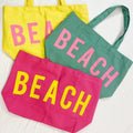 Well Made Beach Canvas Tote - Che Cose Belle