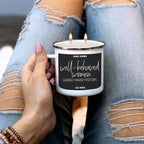 16oz Reusable Metal Candle Mug Scented Soy Candle Gift