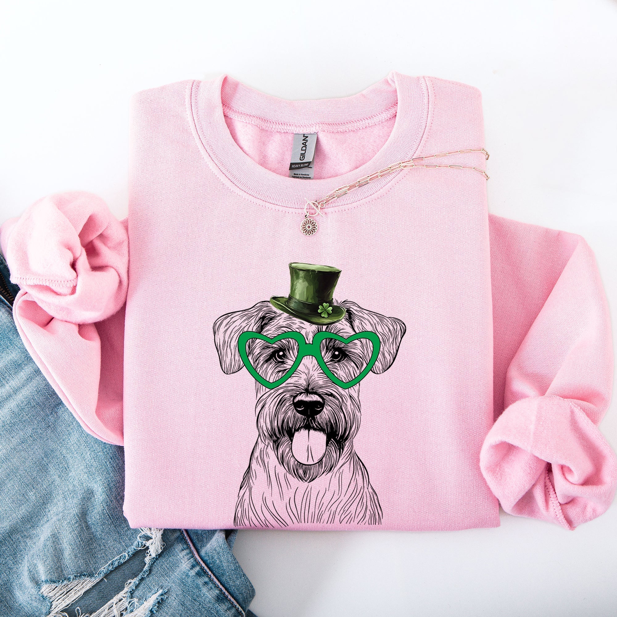 Wheaten Terrier, Adorable Dog, St Patrick's Day, Lucky, Irish Sweatshirt - Che Cose Belle