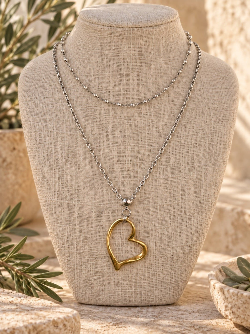 WHIMSICAL HEART NECKLACE - Che Cose Belle