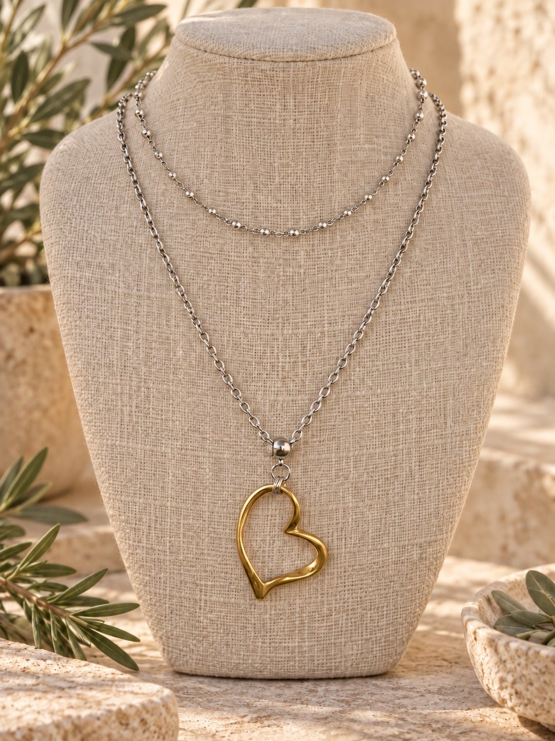 WHIMSICAL HEART NECKLACE - Che Cose Belle