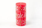Whimsy Christmas Painted Candles - Che Cose Belle