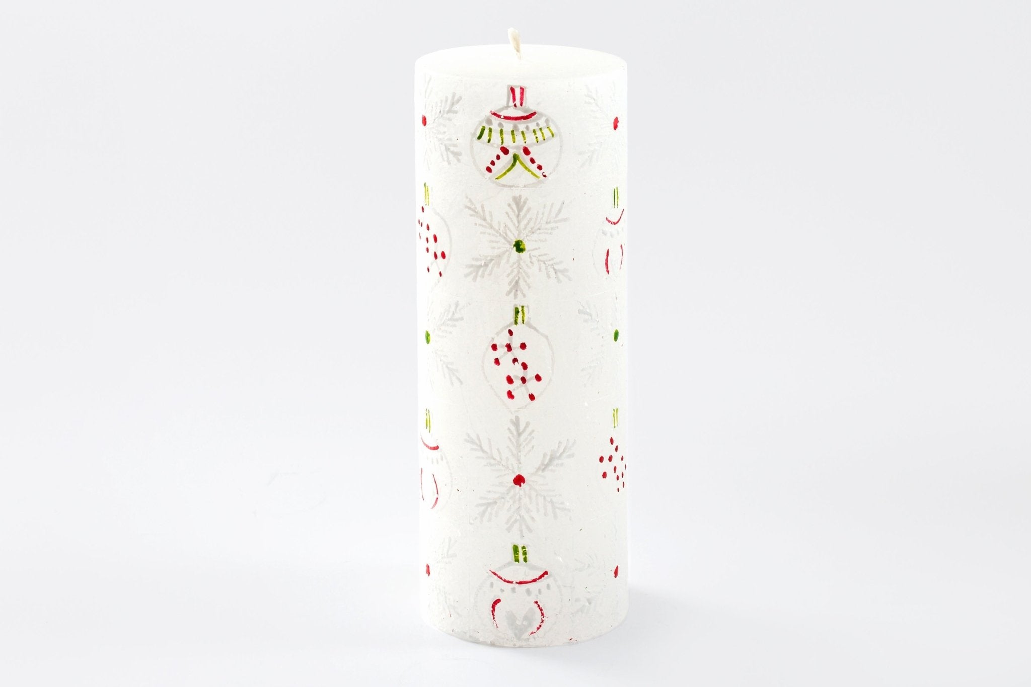 Whimsy Christmas Painted Candles - Che Cose Belle
