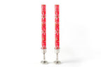 Whimsy Christmas Painted Candles - Che Cose Belle