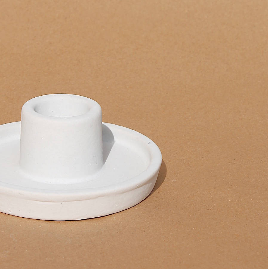 Whirl Ceramic Candle Holder - set of 2 - Che Cose Belle
