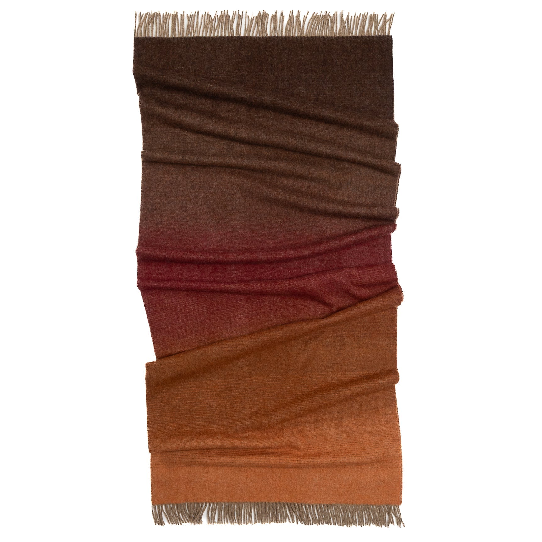 Whisper Ombre Merino Wool Throw – Ember | Prince of Scots - Che Cose Belle