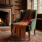 Whisper Ombre Merino Wool Throw – Ember | Prince of Scots - Che Cose Belle