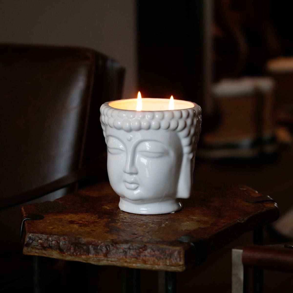 White Buddha Candle - Che Cose Belle