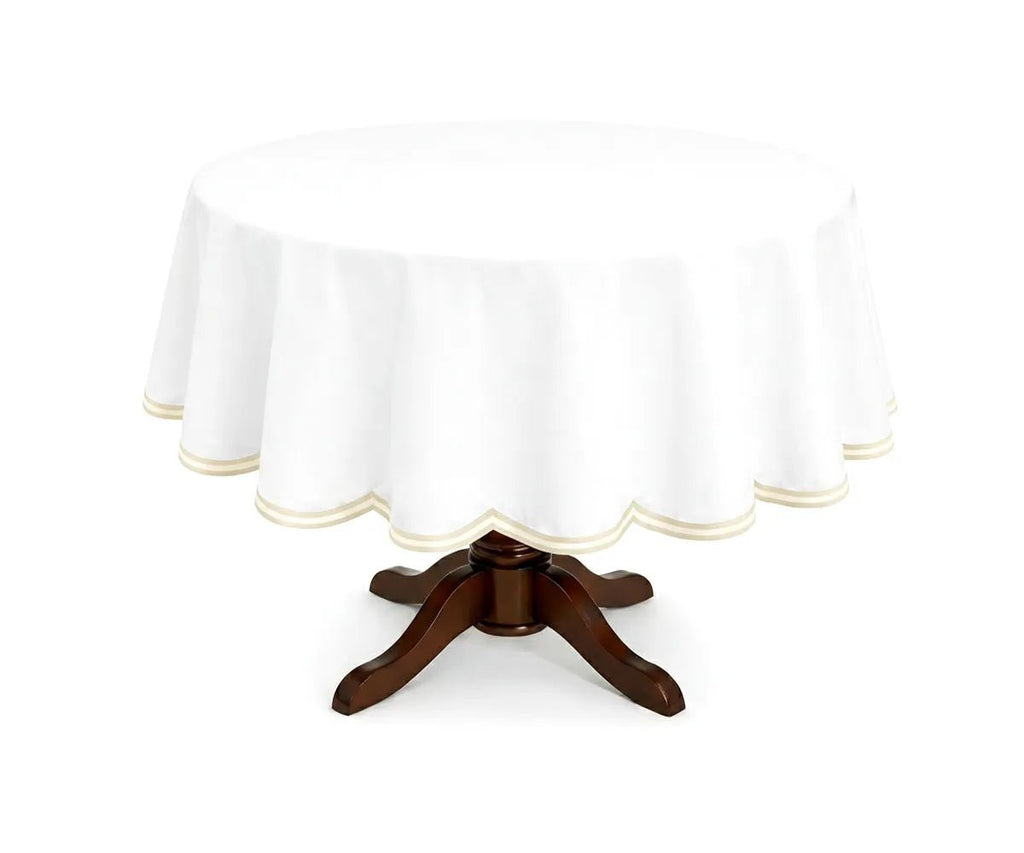 White Round Tablecloth - Che Cose Belle