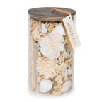 White Selenite & Sandalwood Potpourri Jar - Che Cose Belle