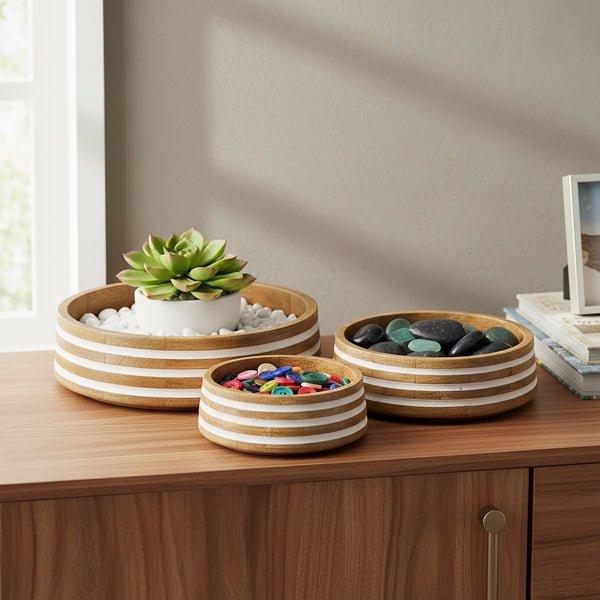 Whitehaven Mangowood Nested Bowls - Che Cose Belle
