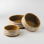 Whitehaven Mangowood Nested Bowls - Che Cose Belle
