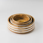 Whitehaven Mangowood Nested Bowls - Che Cose Belle