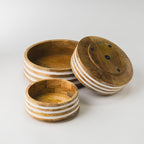 Whitehaven Mangowood Nested Bowls - Che Cose Belle