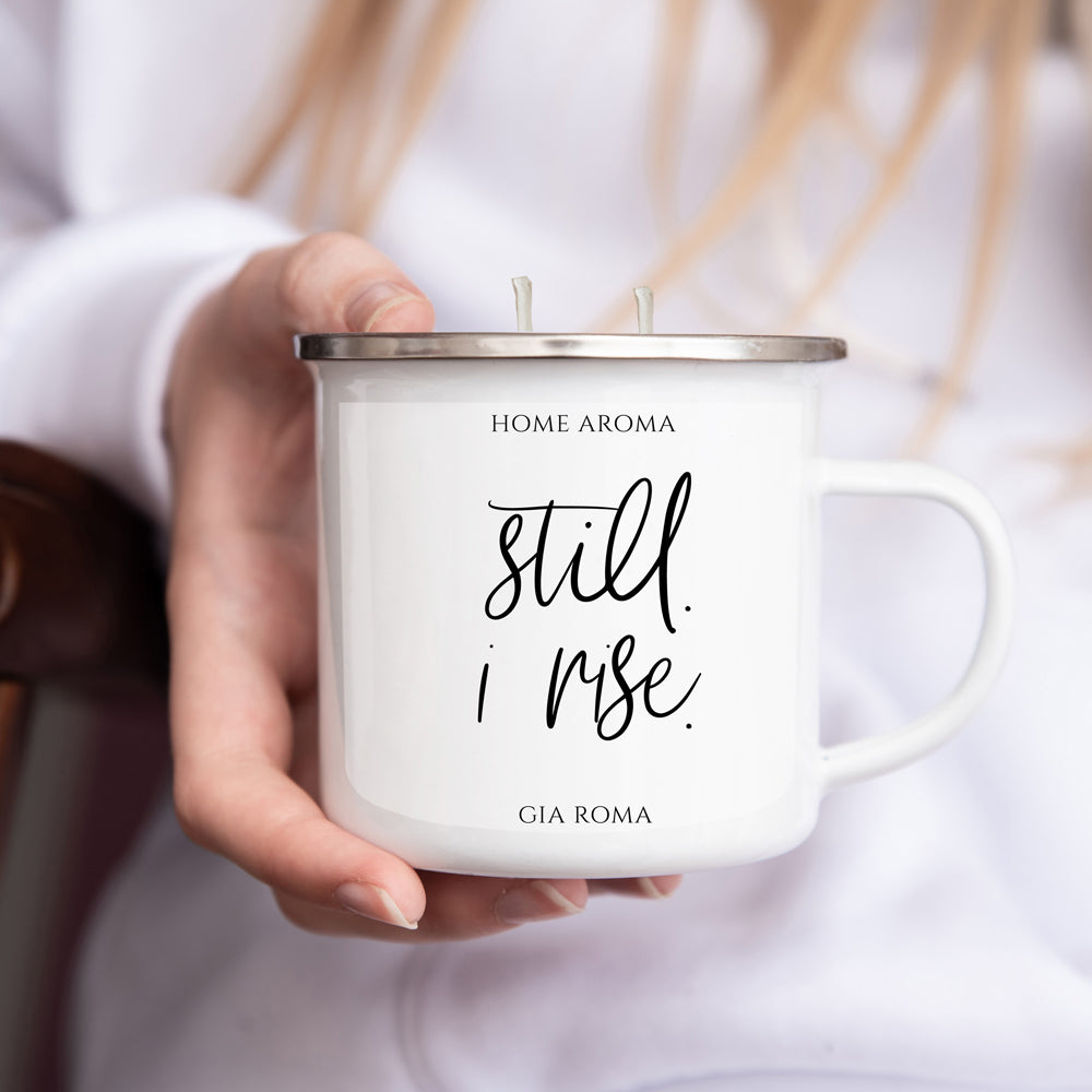 16oz Reusable Metal Candle Mug Scented Soy Candle Gift