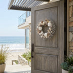 Whitewashed Seashells & Starfish Coastal Wreath - Che Cose Belle