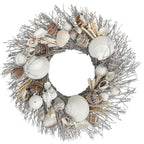 Whitewashed Seashells & Starfish Coastal Wreath - Che Cose Belle