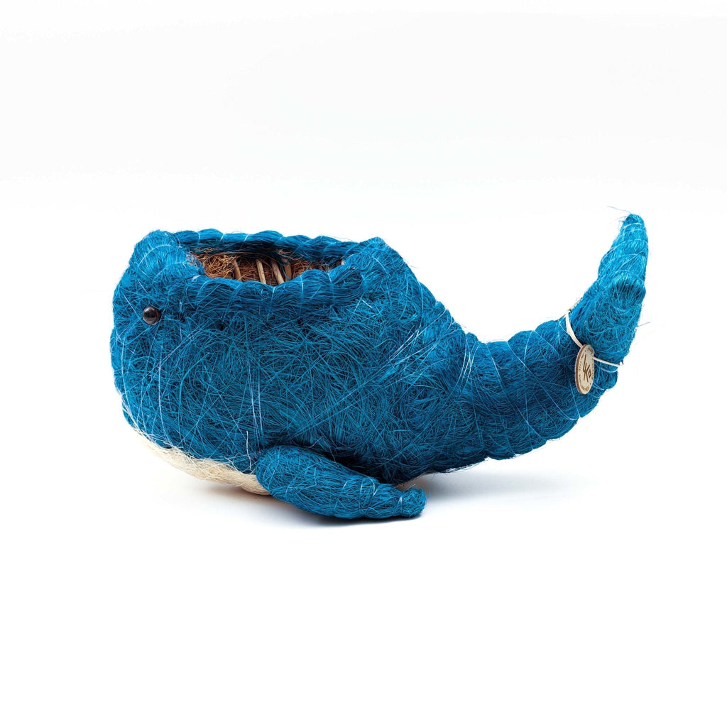 Wicker Whale Planter - Coco Planter - Che Cose Belle