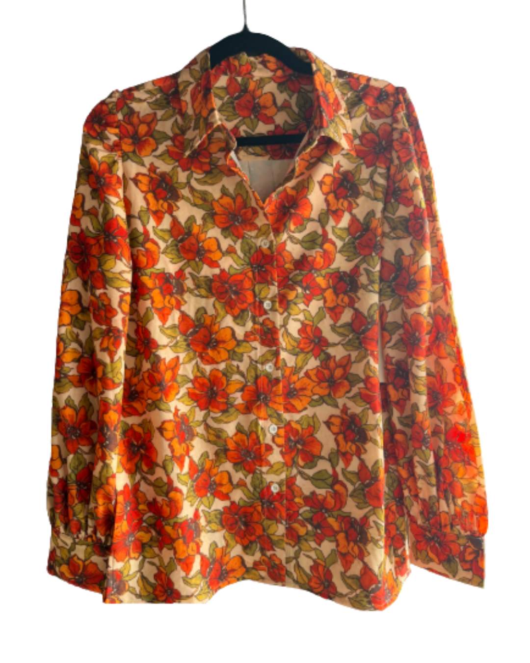 Wild Fire Woman Magnolia Flower Blouse - Che Cose Belle