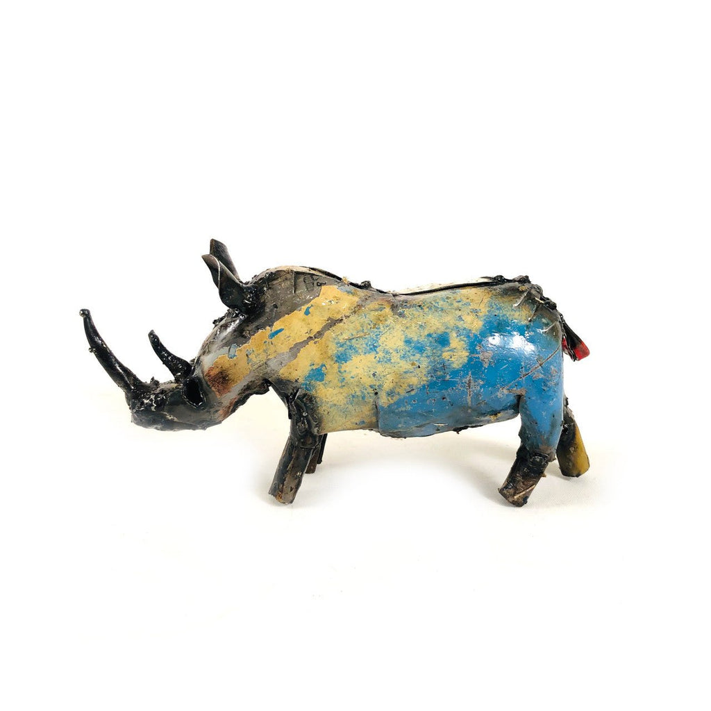 Wild Rhino - Recycled Metal - Che Cose Belle