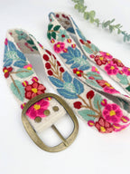 Wildberry Embroidered Wide Belt - Che Cose Belle
