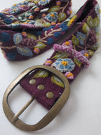 Wildberry Embroidered Wide Belt - Che Cose Belle