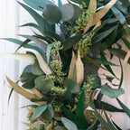 Willow and Silver Dollar Eucalyptus Wreath - Che Cose Belle