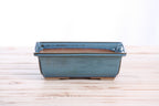 Willow Bonsai Ceramics Rectangle Bonsai Pot 8 Inch – Lower‑Profile Rectangular Ceramic Bonsai & Succulent Planter with Accentuated Rim, High‑Fired Frost‑Proof Stoneware, Handmade in USA (Peacock) - Che Cose Belle