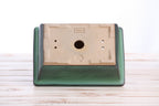 Willow Bonsai Ceramics Rectangle Bonsai Pot 8 Inch – Lower‑Profile Rectangular Ceramic Bonsai & Succulent Planter with Accentuated Rim, High‑Fired Frost‑Proof Stoneware, Handmade in USA (Avocado) - Che Cose Belle