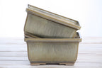 Willow Bonsai Ceramics Rectangle Deep Bonsai Pot 6 Inch – Higher‑Profile Rectangular Ceramic Bonsai & Succulent Planter with Accentuated Rim, High‑Fired Frost‑Proof Stoneware, Handmade in USA (Copenhagen) - Che Cose Belle
