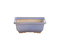 Willow Bonsai Ceramics Square Bonsai Pot 6 Inch – Low‑Profile Square Ceramic Bonsai & Succulent Planter with Accentuated Rim, High‑Fired Frost‑Proof Stoneware, Handmade in USA (Denim) - Che Cose Belle