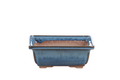Willow Bonsai Ceramics Square Bonsai Pot 6 Inch – Low‑Profile Square Ceramic Bonsai & Succulent Planter with Accentuated Rim, High‑Fired Frost‑Proof Stoneware, Handmade in USA (Peacock 2025) - Che Cose Belle