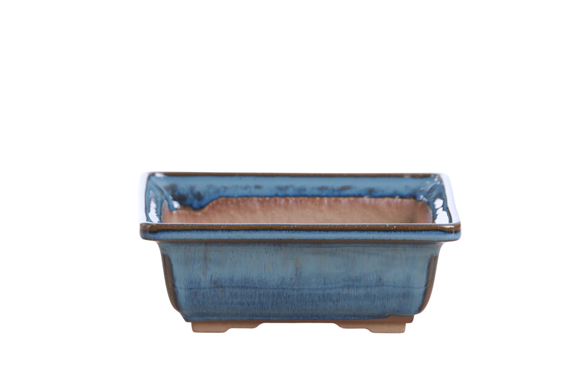 Willow Bonsai Ceramics Square Bonsai Pot 6 Inch – Low‑Profile Square Ceramic Bonsai & Succulent Planter with Accentuated Rim, High‑Fired Frost‑Proof Stoneware, Handmade in USA (Peacock 2025) - Che Cose Belle