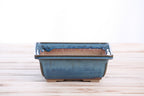 Willow Bonsai Ceramics Square Bonsai Pot 6 Inch – Low‑Profile Square Ceramic Bonsai & Succulent Planter with Accentuated Rim, High‑Fired Frost‑Proof Stoneware, Handmade in USA (Peacock 2025) - Che Cose Belle