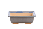 Willow Bonsai Ceramics Square Bonsai Pot 8 Inch – Low‑Profile Square Ceramic Bonsai & Succulent Planter with Accentuated Rim, High‑Fired Frost‑Proof Stoneware, Handmade in USA (Ocean) - Che Cose Belle